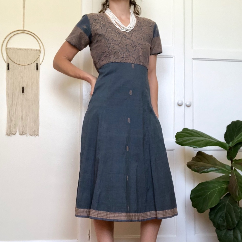 Unique Vintage Handmade Boho Hippy Dress